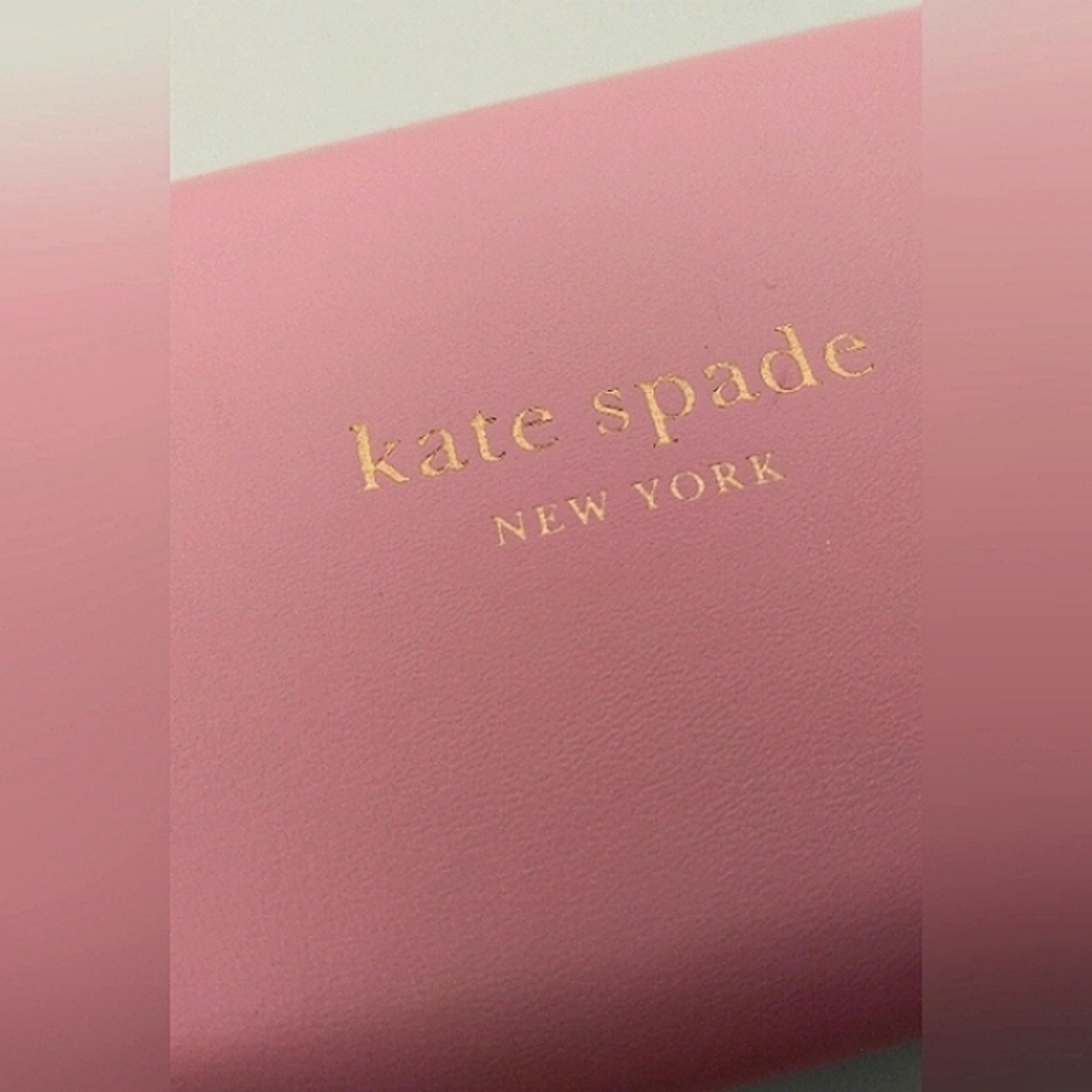 Kate Spade Pink and Green Eyeglass Case